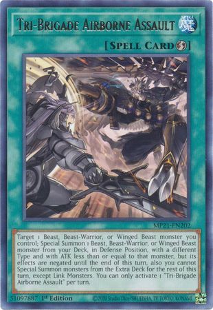 Tri-Brigade Airborne Assault - MP21-EN202 - Rare 1st Edition 2021 Mega-Tin: Ancient Battles 1st Edition Singles