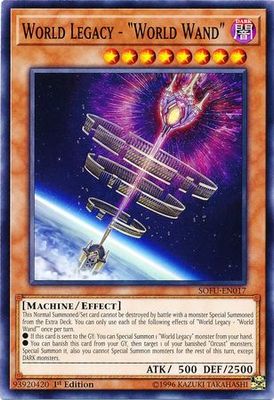 World Legacy - &quot;World Wand&quot; - SOFU-EN017 - Common 1st Edition Soul Fusion 1st Edition Singles