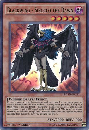 Blackwing - Sirocco the Dawn - LC5D-EN112 - Ultra Rare 1st Edition Legendary Collection 5D&#39;s LC5D Singles