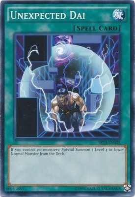 Unexpected Dai - SR04-EN028 - Common Unlimited Structure Deck: Dinosmasher&#39;s Fury Unlimited Singles
