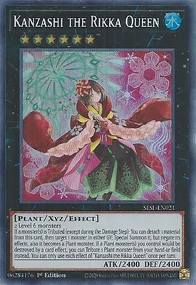 Kanzashi the Rikka Queen - SESL-EN021 - Super Rare 1st Edition Secret Slayers Singles