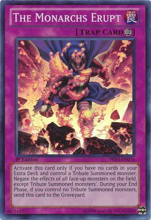 The Monarchs Erupt - PRIO-EN076 - Super Rare 1st Edition Primal Origin 1st Edition Singles