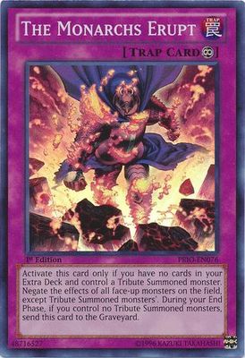 The Monarchs Erupt - PRIO-EN076 - Super Rare 1st Edition Primal Origin 1st Edition Singles