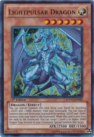 Lightpulsar Dragon - SDDC-EN001 - Ultra Rare 1st Edition Structure Deck: Dragons Collide 1st Edition Singles