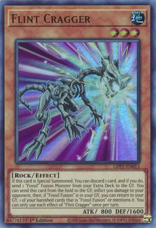 Flint Cragger - GFP2-EN015 - Ultra Rare 1st Edition Ghosts From The Past: The 2nd Haunting 1st Edition Singles