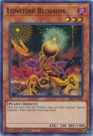 Lonefire Blossom - SESL-EN040 - Super Rare 1st Edition Secret Slayers Singles