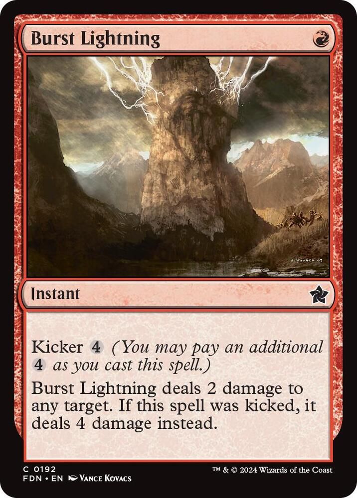 Burst Lightning - Foundations (Foil) Foundations