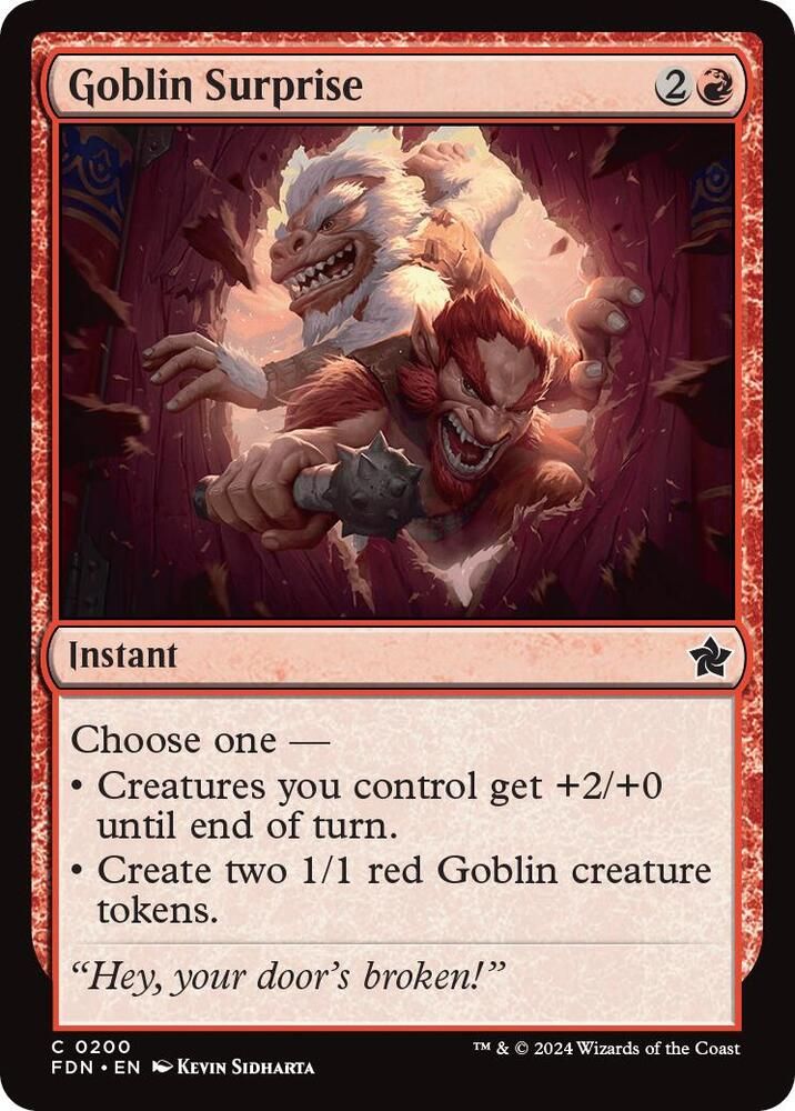 Goblin Surprise - Foundations (Foil) Foundations
