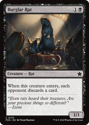 Burglar Rat 0170 - Foundations (Español) FOIL