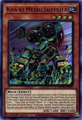 Koa&#39;ki Meiru Supplier - ROTD-EN030 - Ultra Rare 1st Edition Rise of the Duelist [ROTD] 1st Edition Singles