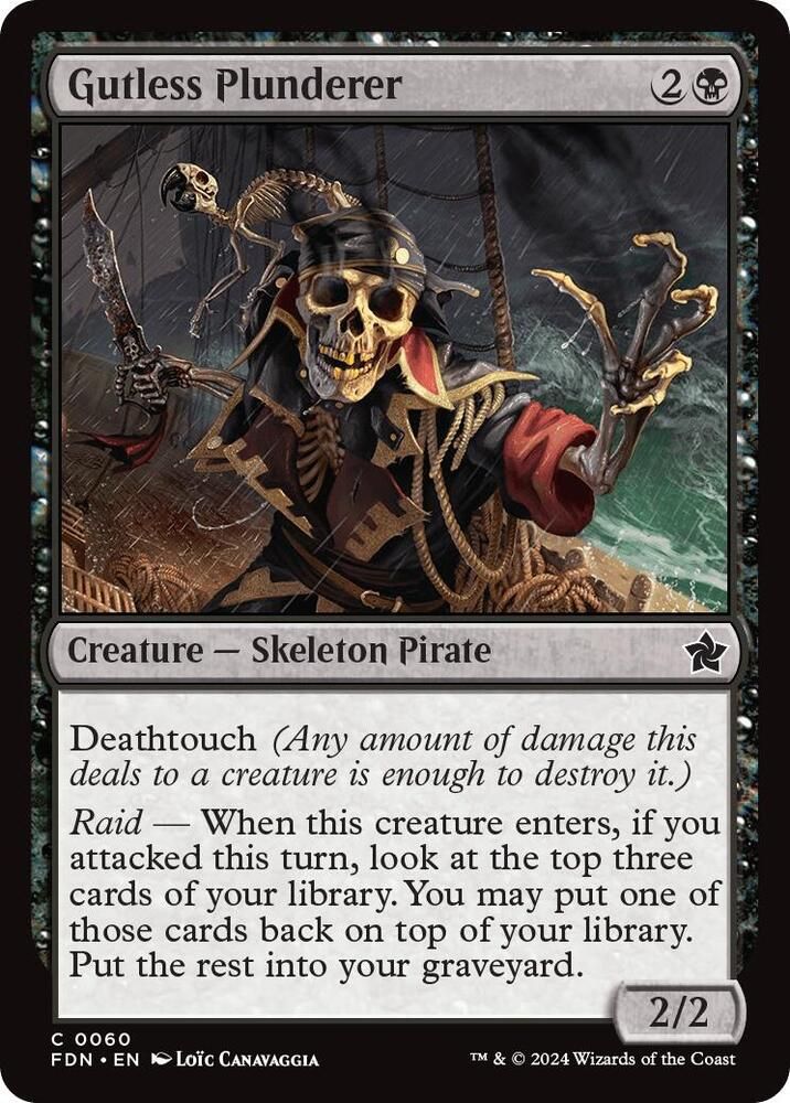 Gutless Plunderer - Foundations (Foil) Foundations
