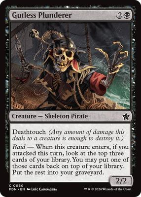 Gutless Plunderer - Foundations (Foil) Foundations