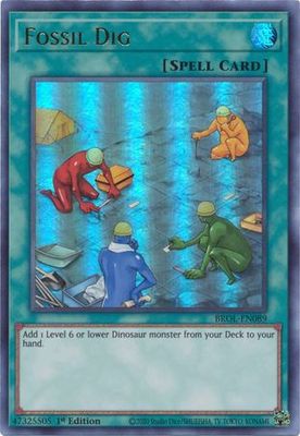 Fossil Dig - BROL-EN089 - Ultra Rare 1st Edition Brothers of Legend 1st Edition Singles