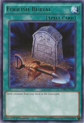 Foolish Burial - DPBC-EN025 - Rare 1st Edition Duelist Pack: Battle City Singles