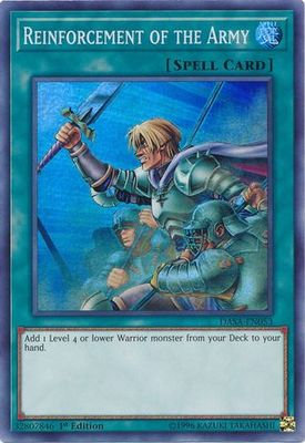 Reinforcement of the Army - DASA-EN053 - Super Rare 1st Edition Dark Saviors 1st Edition Singles