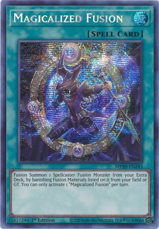 Magicalized Fusion - MP20-EN245 - Prismatic Secret Rare 1st Edition 2020 Mega-Tin: Lost Memories 1st Edition Singles