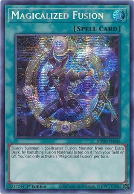 Magicalized Fusion - MP20-EN245 - Prismatic Secret Rare 1st Edition 2020 Mega-Tin: Lost Memories 1st Edition Singles