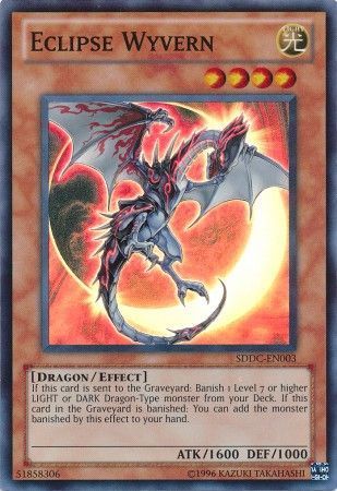 (Membresia)  BAF1 Eclipse Wyvern - SDDC-EN003 - Super Rare Unlimited Structure Deck: Dragons Collide Unlimited Singles