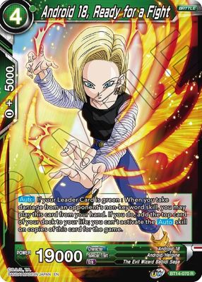 Android 18, Ready for a Fight - Cross Spirits (DBS-B14) Cross Spirits