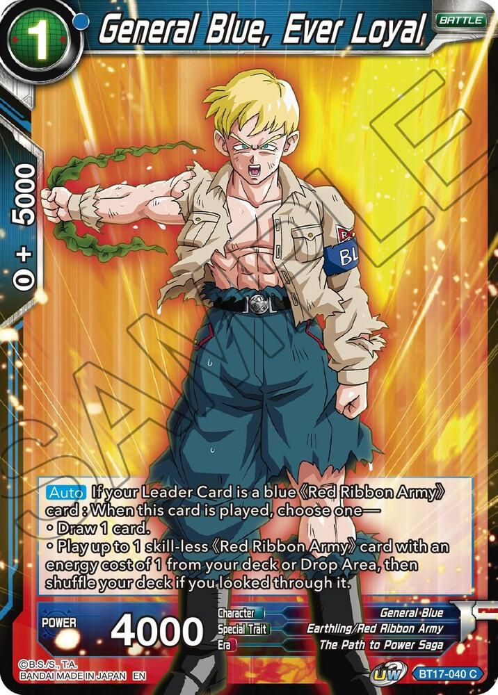 General Blue, Ever Loyal - Ultimate Squad (DBS-B17) Ultimate Squad