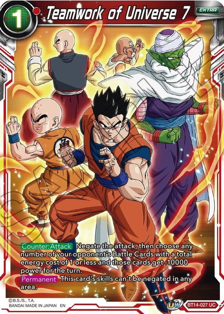 Teamwork of Universe 7 - Cross Spirits (DBS-B14) Cross Spirits