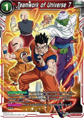 Teamwork of Universe 7 - Cross Spirits (DBS-B14) Cross Spirits