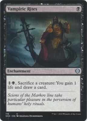 Vampiric Rites 116 - Starter Commander Decks 2022