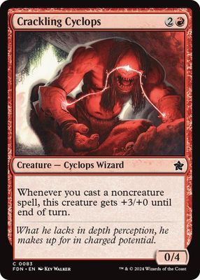 Crackling Cyclops - Foundations (Foil) Foundations 0083