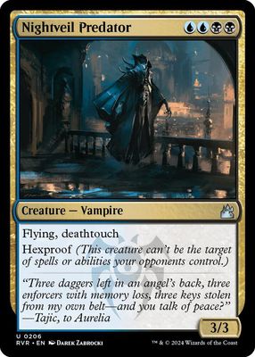 Nightveil Predator 0206 - Ravnica Remastered (RVR)