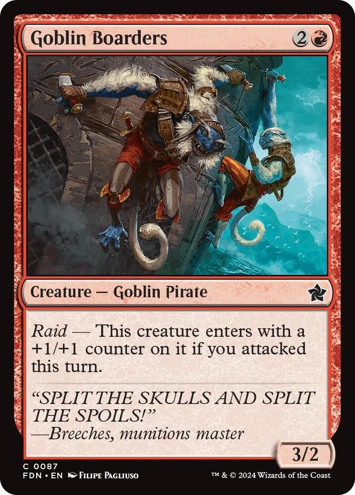 Goblin Boarders - Foundations (Foil) Foundations 0087