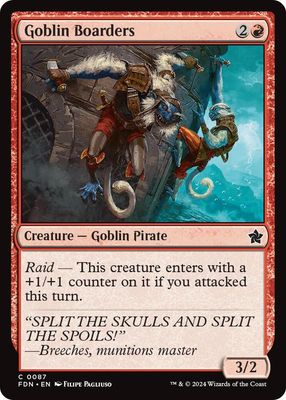 Goblin Boarders - Foundations (Foil) Foundations 0087