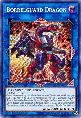 Borrelguard Dragon - BLRR-EN044 - Secret Rare 1st Edition Battles of Legend: Relentless Revenge Singles