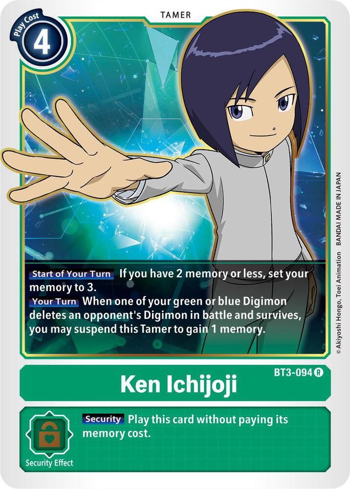 Ken Ichijoji - Release Special Booster (BT01-03) Release Special Booster