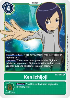 Ken Ichijoji - Release Special Booster (BT01-03) Release Special Booster