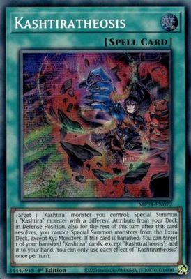 Kashtiratheosis - MP24-EN072 - Prismatic Secret Rare 1st Edition Mega Tin 2024 Dueling Mirrors Singles