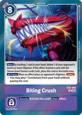 Biting Crush - Animal Colosseum (EX05) Animal Colosseum