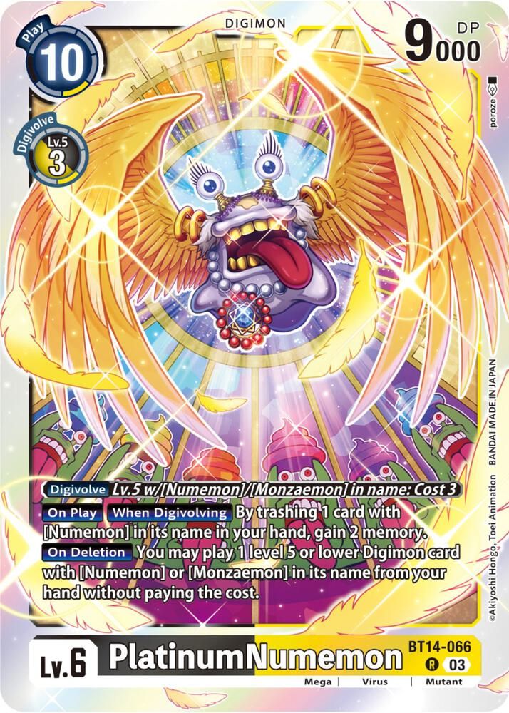 PlatinumNumemon - Blast Ace (BT14) Blast Ace