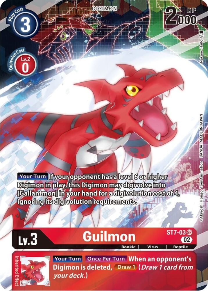 SH Guilmon (Alternate Art) - Starter Deck 14: Beelzemon Advanced Deck Set (ST-14) Starter Deck 14: Beelzemon Advanced Deck Set