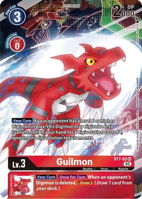 SH Guilmon (Alternate Art) - Starter Deck 14: Beelzemon Advanced Deck Set (ST-14) Starter Deck 14: Beelzemon Advanced Deck Set
