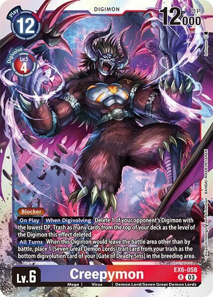 GA Creepymon - Infernal Ascension (EX06) Infernal Ascension
