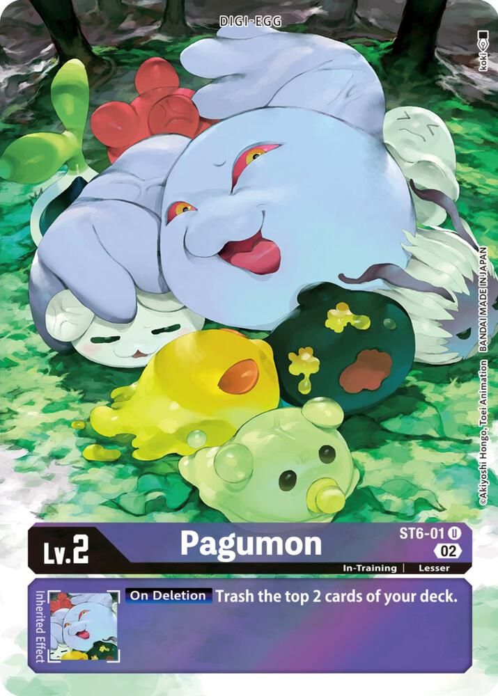 GA Pagumon (Alternate Art) - Starter Deck 14: Beelzemon Advanced Deck Set (ST-14) Starter Deck 14: Beelzemon Advanced Deck Set