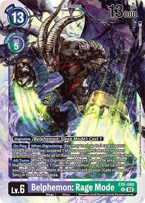 SH Belphemon: Rage Mode - Infernal Ascension (EX06) Infernal Ascension