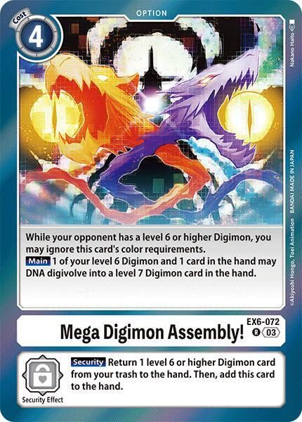 GA Mega Digimon Assembly! - Infernal Ascension (EX06) Infernal Ascension
