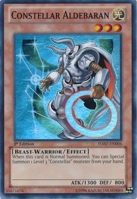 Constellar Aldebaran - HA07-EN006 - Super Rare 1st Edition Hidden Arsenal 7: Knight of Stars 1st Edition Singles