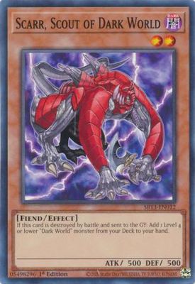 Scarr, Scout of Dark World - SR13-EN012 - Common 1st Edition Structure Deck: Dark World [SR13] 1st Edition Singles (espanol)