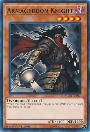 Armageddon Knight - SDSH-EN017 - Common 1st Edition Structure Deck: Shaddoll Showdown Singles (espanol)