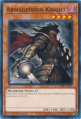 Armageddon Knight - SDSH-EN017 - Common 1st Edition Structure Deck: Shaddoll Showdown Singles (espanol)