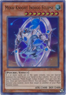 Mekk-Knight Indigo Eclipse - EXFO-EN019 - Super Rare Unlimited Extreme Force [EXFO] Unlimited Singles (espanol)