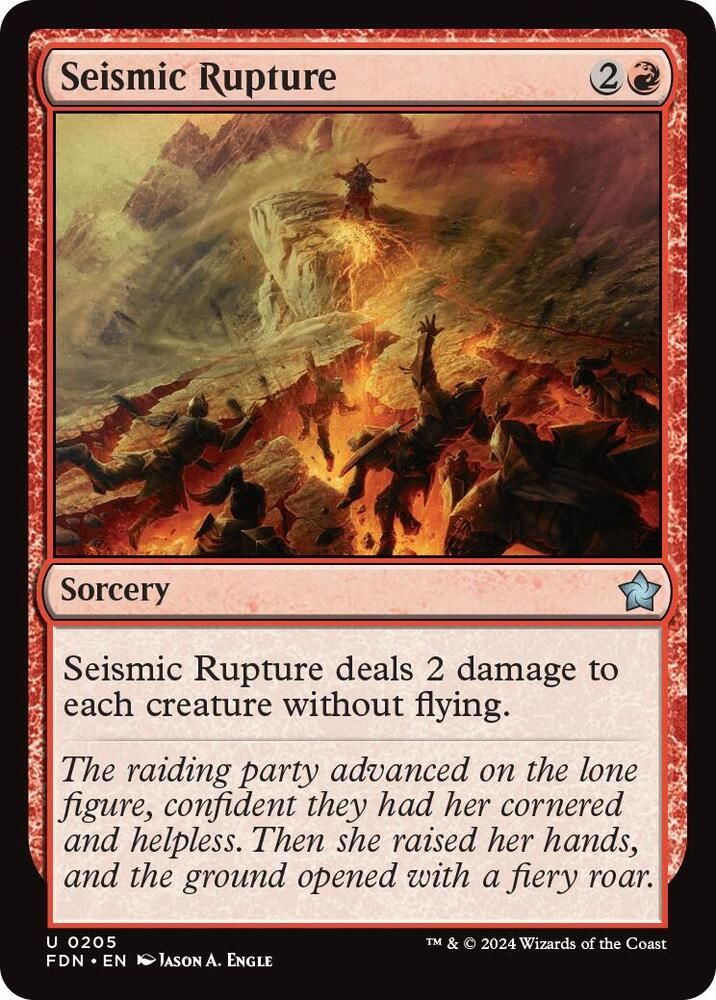 Seismic Rupture - Foundations (FDN) Foundations 0205