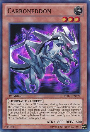 Carboneddon - DRLG-EN022 - Super Rare 1st Edition Dragons of Legend 1st Edition Singles